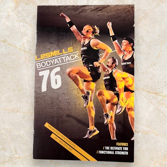 Les Mills BODYATTACK 76 CD, DVD, & Choreography Booklet - Picture 2 of 3